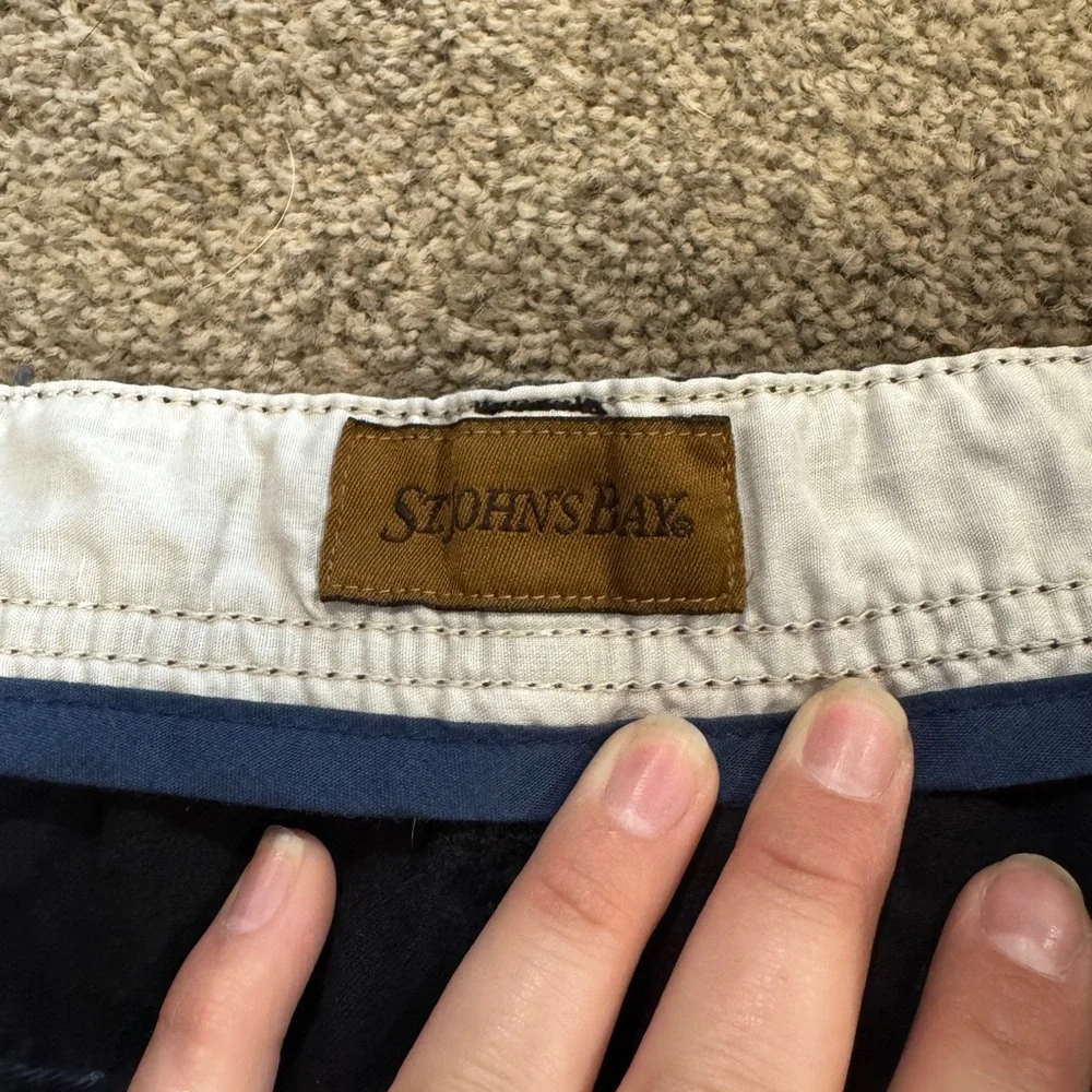 Men's Black St. John’s Bay Cargo Shorts